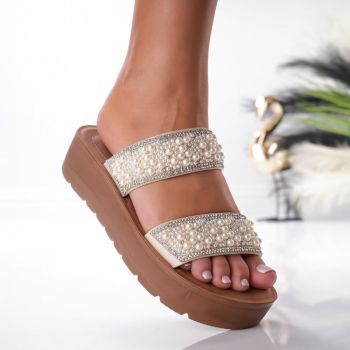 Papuci Dama - PS37 Beige