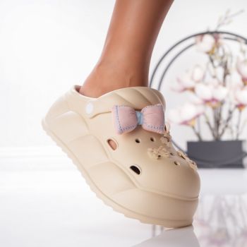 Saboti Krock Cu Platforma - BG201 Khaki