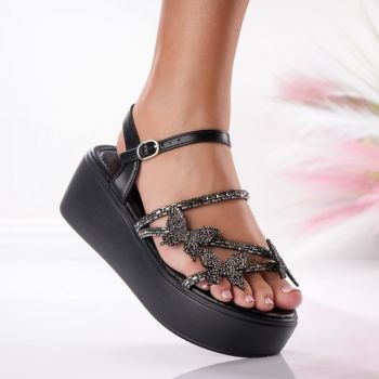 Sandale Cu Platforma - A25-1927 Black