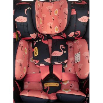 Scaun auto Cosatto Come and Go Pretty Flamingo I-Size, Rotativ 360, Isofix, 40-105 cm