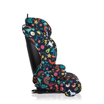 Scaun auto Cosatto Ninja 2 I-Size Carnival cu isofix, tetiera reglabila, cotiere, suport pahar, husa lavabila