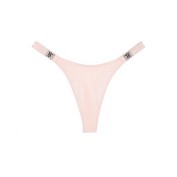 Shiny strap thong panty s