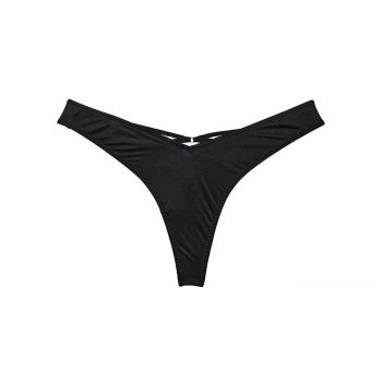 Strappy-back high-leg thong panty l