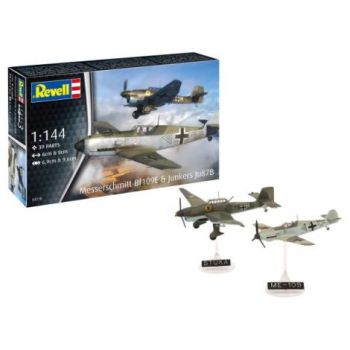 Aeromodel messerschmitt bf109e si junkers ju87b stuka
