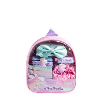Little unicorn gentuta cu accesorii de par