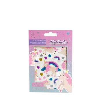 Little unicorn tatuaje cu sclipici
