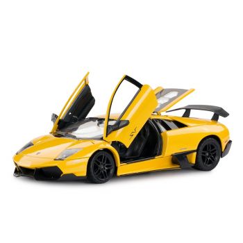 MASINUTA METALICA LAMBORGHINI MURCIELAGO LP670-4 GALBEN SCARA 1 LA 24