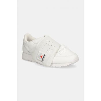 Reebok LTD pantofi Hed Mayner Classic Leather barbati, culoarea alb, RMIA041C99LEA0010100