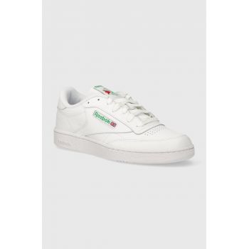 Reebok LTD sneakers Club C 85 culoarea alb, RMIA04VC99LEA0010155