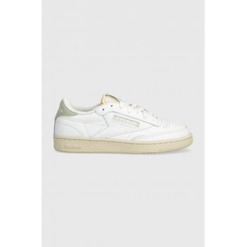 Reebok LTD sneakers din piele Club C 85 Vintage culoarea alb, RMIA04HC99LEA0020100
