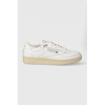 Reebok LTD sneakers din piele Club C 85 Vintage culoarea alb, RMIA04HC99LEA0030200