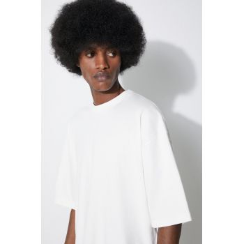Reebok LTD tricou din bumbac Trompe L'Oeil Tee barbati, culoarea bej, neted, RMAA005C99JER0010300