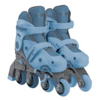 Role reglabile 2 in 1 masura 26-29, culoare albastru