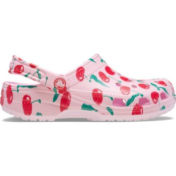 Saboti Crocs Classic Fresh Fruits Clog Roz - Pink Milk