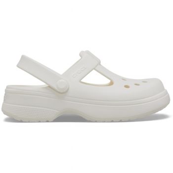 Saboti Crocs Classic Mary Jane Clog Kids Alb - Chalk