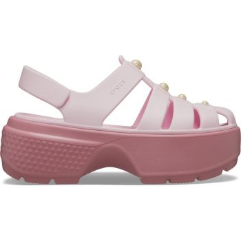 Sandale Crocs Stomp Fisherman Pearl Sandal Roz - Rosette
