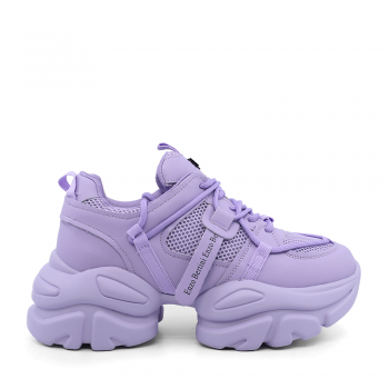 Sneakers femei Enzo Bertini lila din piele si textil 3867DP450LI ieftini de firma originali