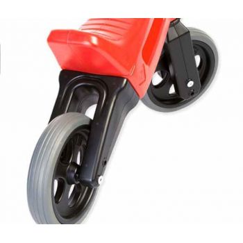 Tricicleta copii fara pedale 2 in 1 cu cosulet pentru ghidon Funny Wheels Rider Sport Verde, inaltime scaun 27-29 cm, raza de viraj limitata, de la 18 luni, greutate maxima admisa 25 Kg