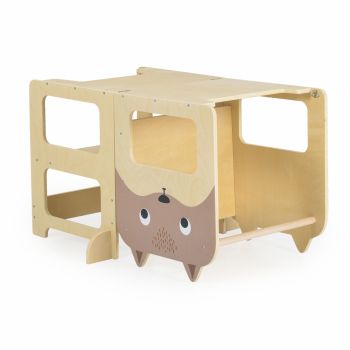 Turn de invatare 3in1 din lemn pentru copii Moni Montessori Learning Tower multifunctional,Constructie usoara si stabila,transformabil in Masuta sau Tabla neagra pentru desen Turn de invatare 3in1 din lemn pentru copii Moni Montessori Learning Tower multifunctional,Constructie usoara si stabila,transformabil in Masuta sau Tabla neagra pentru desen
