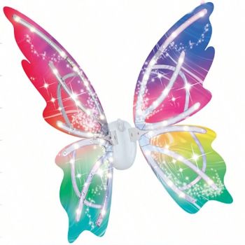 Aripi de zana electrice multicolore cu lumini, sunete si efecte vibrante Fairy Wings