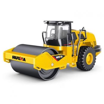 Compactor de jucarie cu sunete si lumini, scara 1:16, pentru copii 3+ ani – model realist pentru santier