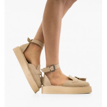 Pantofi Casual Kastor Bej 2