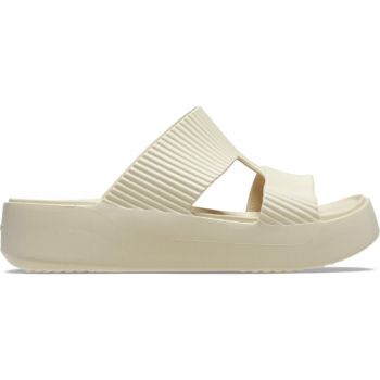 Papuci Crocs Getaway Groove Platform H-Strap Bej - Sandstone