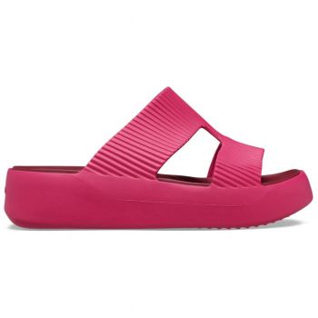 Papuci Crocs Getaway Groove Platform H-Strap Roz - Dragon Fruit