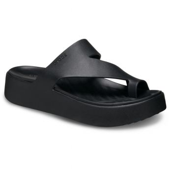 Papuci Crocs Getaway Platform Toe Loop Negru - Black