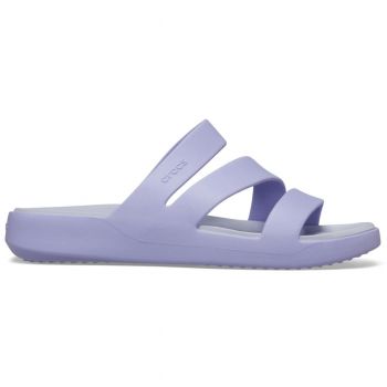 Papuci Crocs Getaway Strappy Mov - Mystic Purple ieftini de firma originali