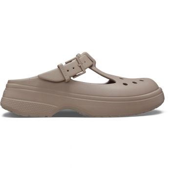 Saboti Crocs Classic Classic Mary Jane Clog Maro - Taupe ieftini de firma originali