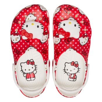 Saboti Crocs Classic Hello Kitty Red Clog Multicolor - Multi