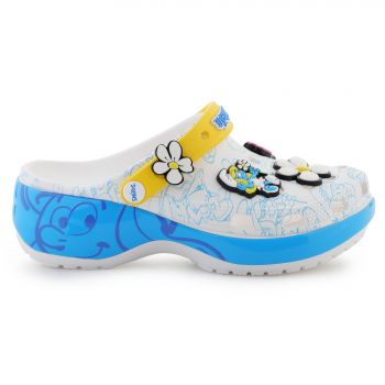 Saboti Crocs Classic Smurfs Platform Clog Multicolor - Multi