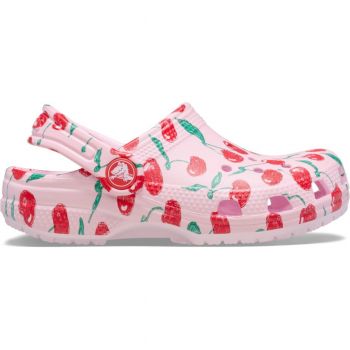 Saboti Crocs Classic Toddler Fresh Fruits Clog Roz - Pink Milk