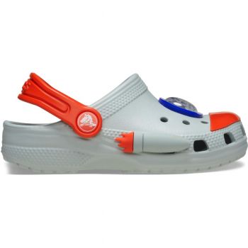 Saboti Crocs Classic Toddler Rocketship Clog Gri - Mirage Saboti Crocs Classic Toddler Rocketship Clog Gri - Mirage