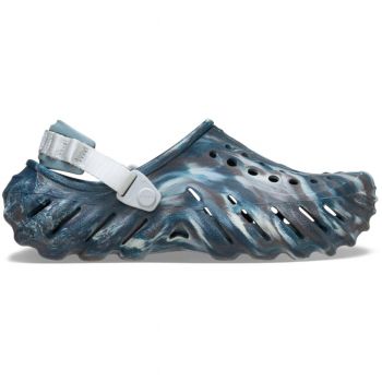 Saboti Crocs Echo Marbled Clog Kids Negru - Black Sand/Multi