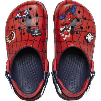 Saboti Crocs Toddler Spider Man All Terrain Clog Albastru - Navy