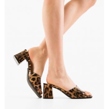 Saboti dama Marwa Animal Print ieftine de firma originale