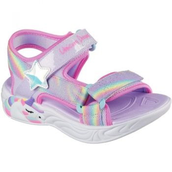 Sandale copii Skechers Unicorn Dreams 303107L-LVMT ieftine