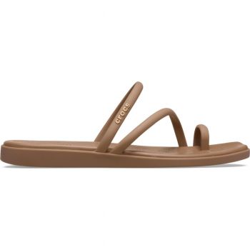 Sandale Crocs Miami Toe Loop Sandal Maro - Milk Chocolate ieftine de firma originale