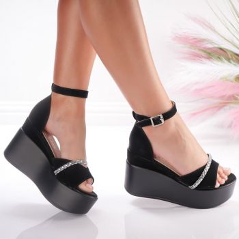 Sandale Cu Platforma - A25-1923 Black