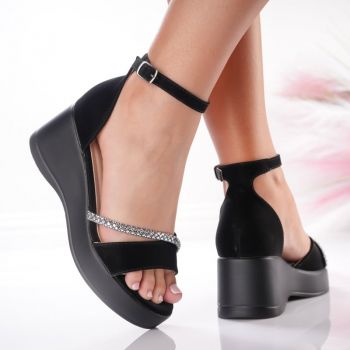 Sandale Cu Platforma - A25-1938A Black