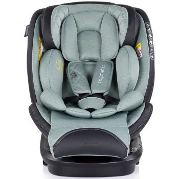 Scaun auto Chipolino Hypnotic Basil I-Size 40-150 cm cu sistem Isofix, Top tether, Sezut rotativ