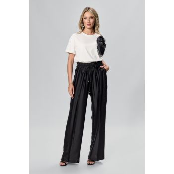 Set casual elegant format din bluza si pantalon Derby Bicolor