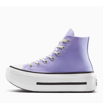 Sneakers high top femei Converse ALL STAR LIFT DOUBLE STACK lila 2949DGS12976LI