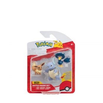 Battle figure set eevee wartortle murkrow