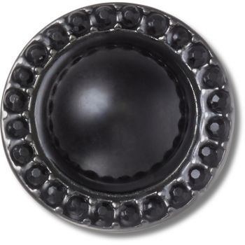 Jibbitz Crocs Black Dome with Gems