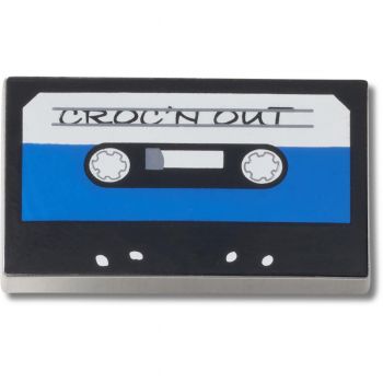 Jibbitz Crocs Blue Cassette Tape