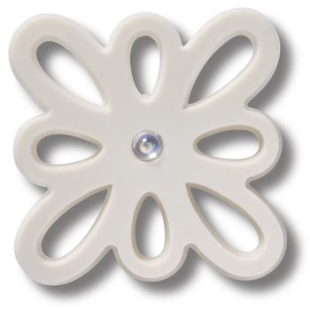 Jibbitz Crocs Cutout White Flower
