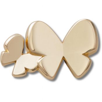 Jibbitz Crocs Gold Butterfly Duo